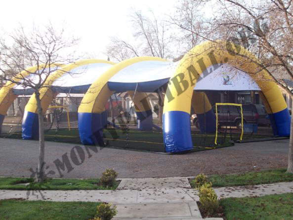 z Inflatable Paintball Field Set Up STEP 3